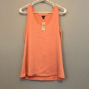 Peach Sleeveless Shell